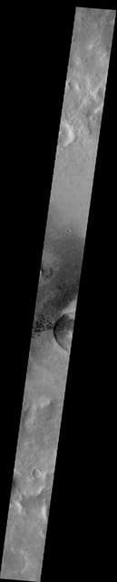 NASA image: Green Crater