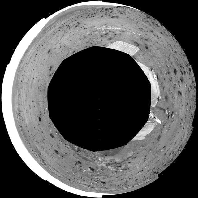 NASA image: Time for a Change; Spirit View on Sol 1843 Polar