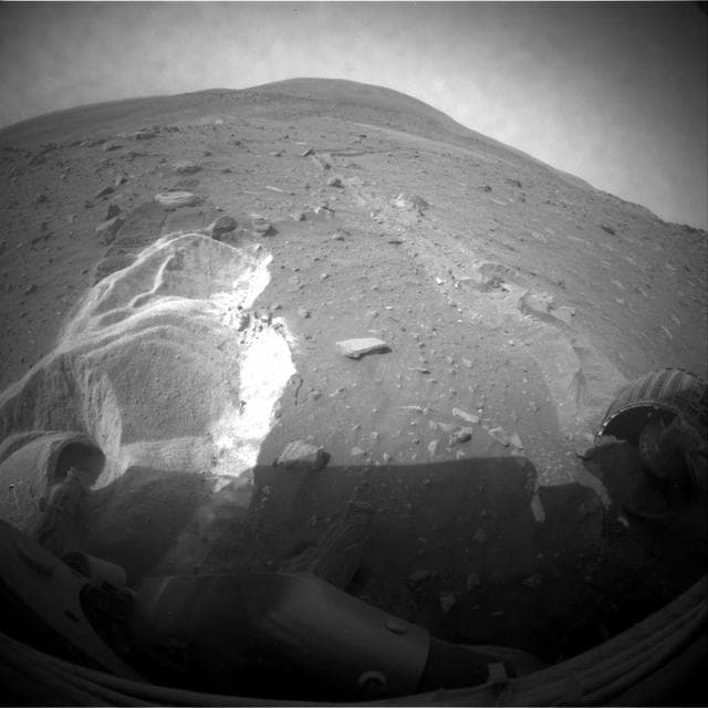 NASA image: Spirit Wheels Digging into Soft Ground, Sol 1899