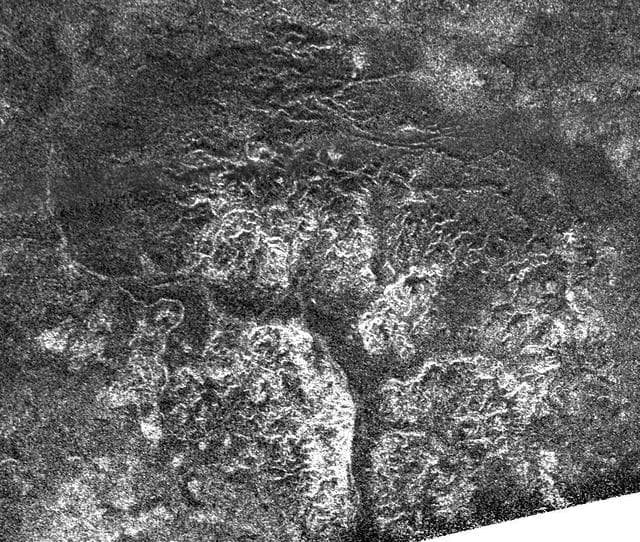 NASA image: Southern Canyons of Titan