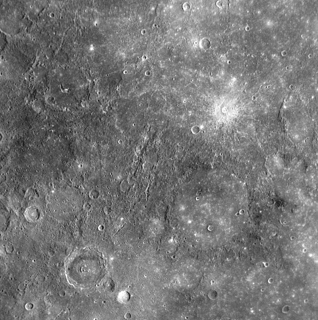 NASA image: Moody Sculpts Mercury Surface