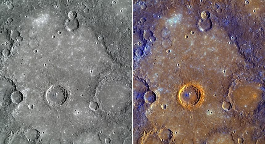 NASA image: Rudaki Plains in Color