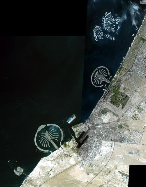 NASA image: Palm Islands, Dubai, UAE