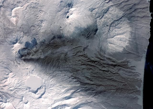 NASA image: Karymsky Volcano, Kamchatka