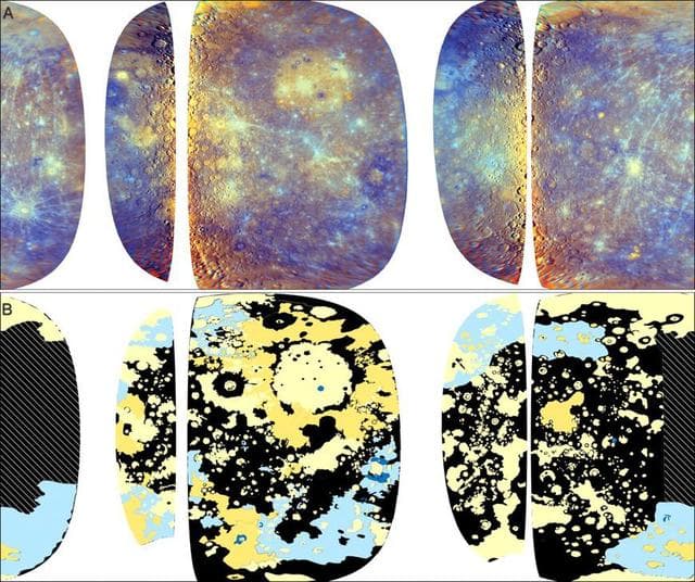 NASA image: Mapping Mercury Crust