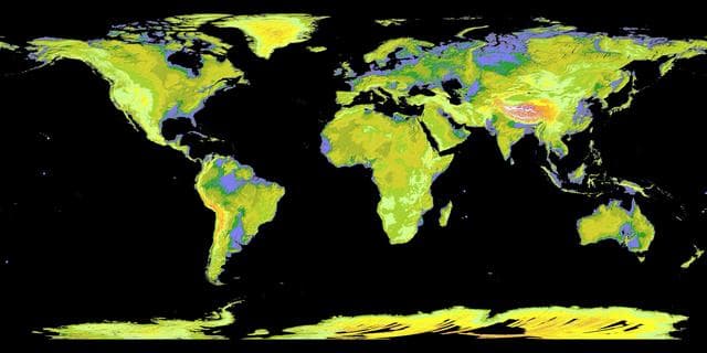 NASA image: ASTER Global Digital Elevation Model GDEM