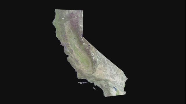 NASA image: Cruising Over California