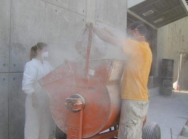 NASA image: Preparing a Test Mixture