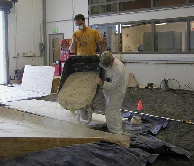 NASA image: Filling the Simulated Sandtrap
