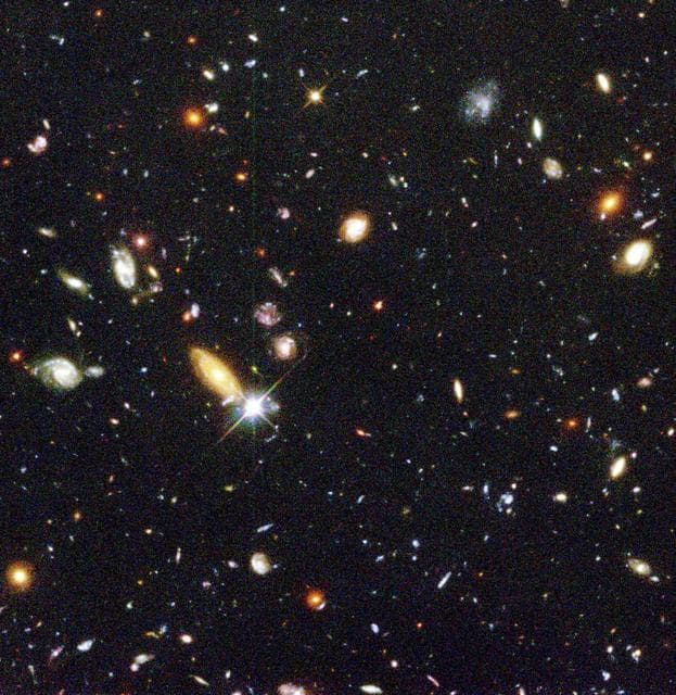 NASA image: Hubble Deep Field Image Unveils Myriad Galaxies Back to the Beginning of Time