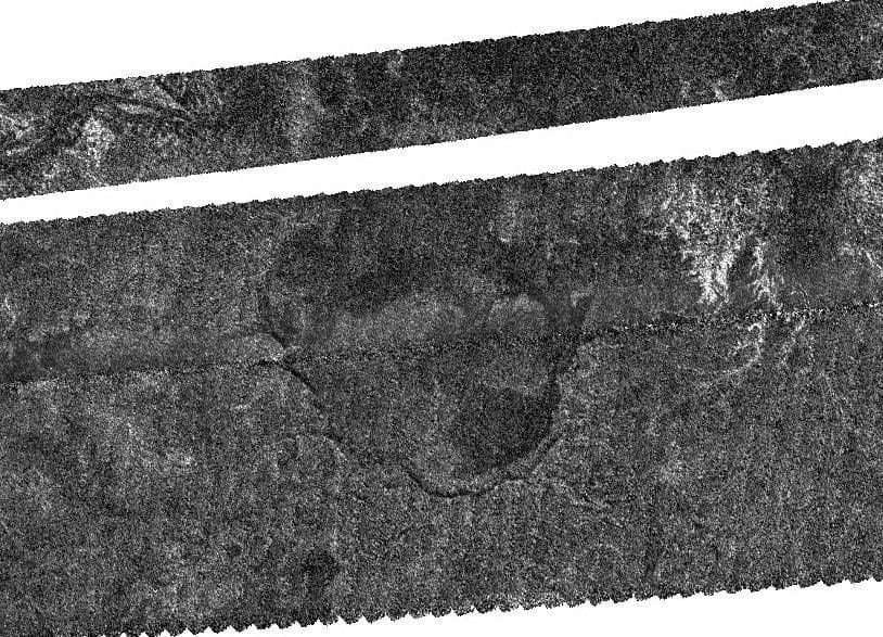 NASA image: South Polar Basin on Titan