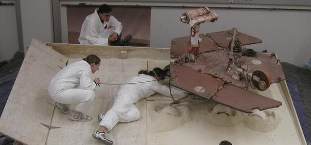 NASA image: After a Crabwalk Test