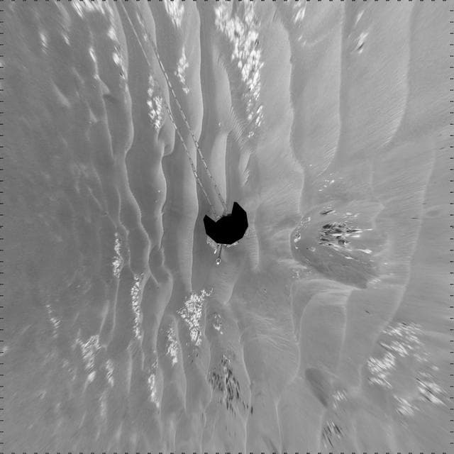 NASA image: Opportunity Surroundings After Backwards Drive, Sol 1850 Vertical