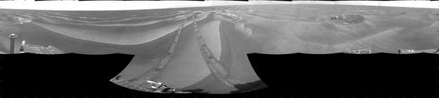 NASA image: Opportunity Surroundings After Backwards Drive, Sol 1850