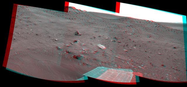 NASA image: Spirit Look Ahead After Sol 1866 Drive Stereo
