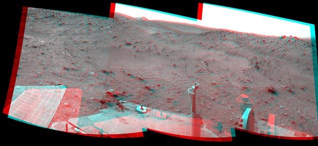 NASA image: Spirit Look Ahead on Sol 1869 Stereo