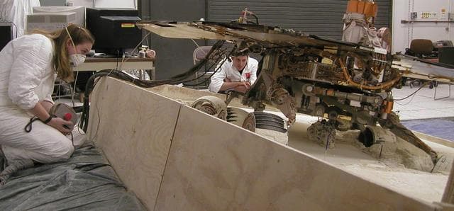 NASA image: Observing a Rover Pivot Test