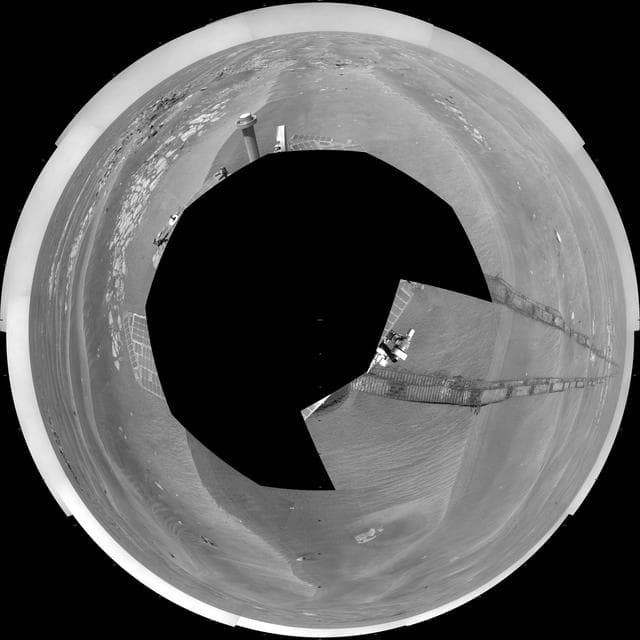 NASA image: Opportunity Surroundings on Sol 1950 Polar