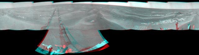 NASA image: Opportunity Surroundings on Sol 1950 Stereo