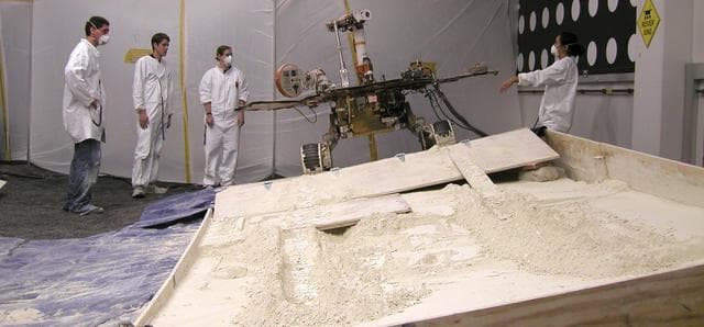 NASA image: Sandbox Tracks from Rover Testing