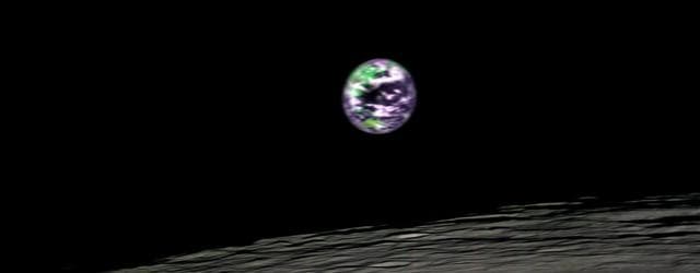 NASA image: Moon Mapper Looks Homeward