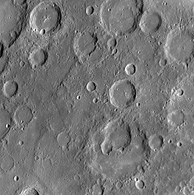 NASA image: A Jumble of Impacts