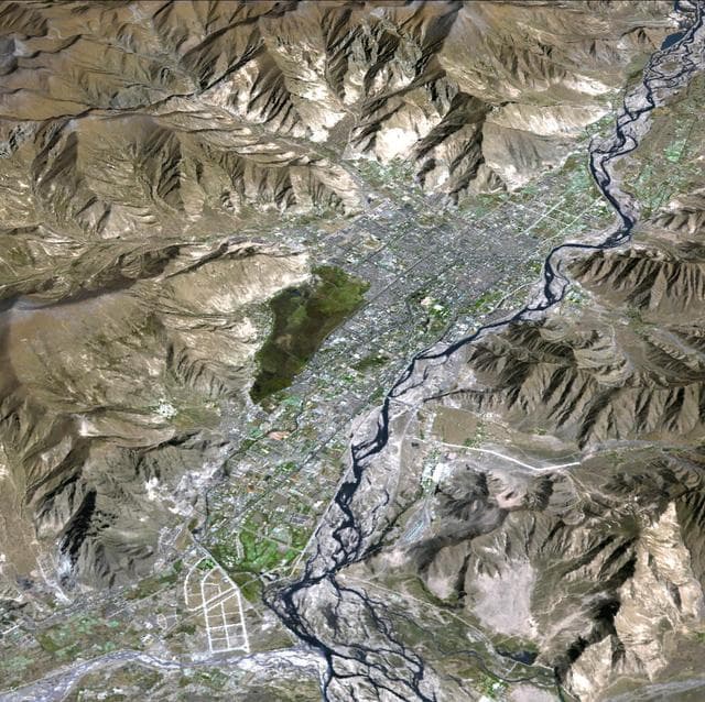 NASA image: Lhasa, Tibet, China