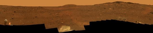 NASA image: Calypso Panorama of Spirit View from Troy