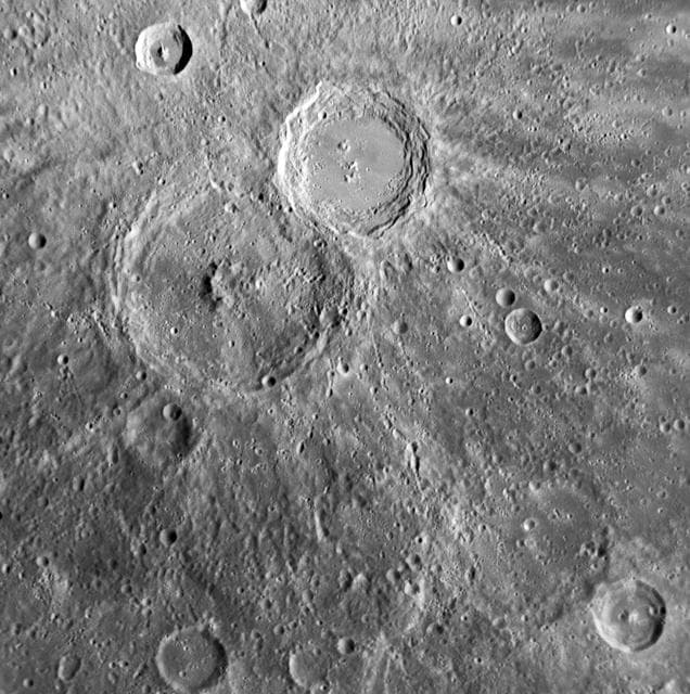 NASA image: Highlighting the Newly Named Crater Eastman