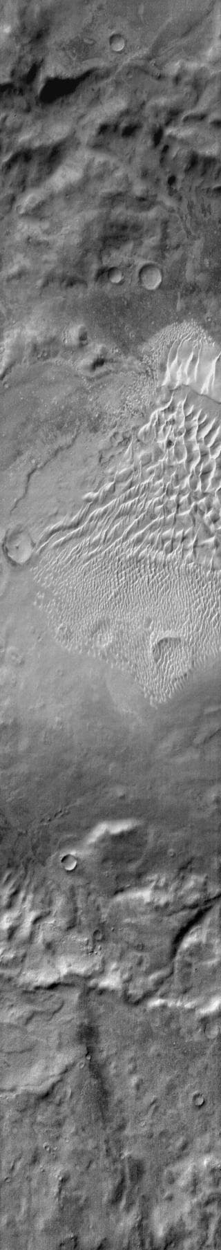 NASA image: Russell Crater IR