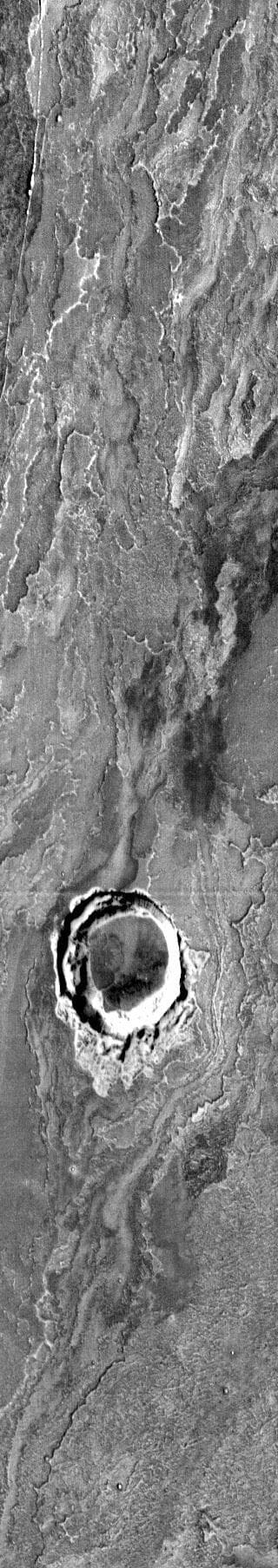 NASA image: Arsia Mons Flows