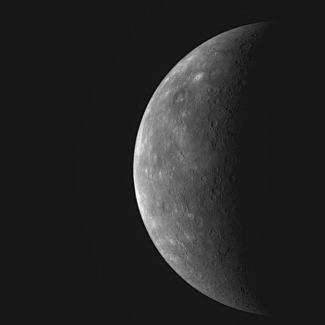 NASA image: MESSENGER Sees the Previously Unseen!