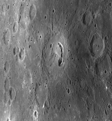 NASA image: A Newly Pictured Pit-Floor Crater