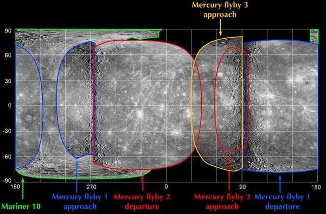 NASA image: A Global Map of Mercury Surface