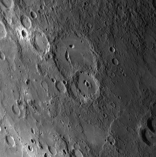 NASA image: Evidence of Volcanism on Mercury: It the Pits