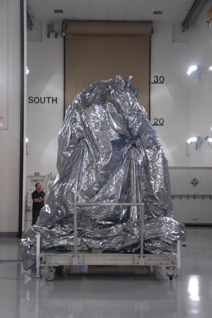 NASA image: NASA WISE Spacecraft in Protective Covering
