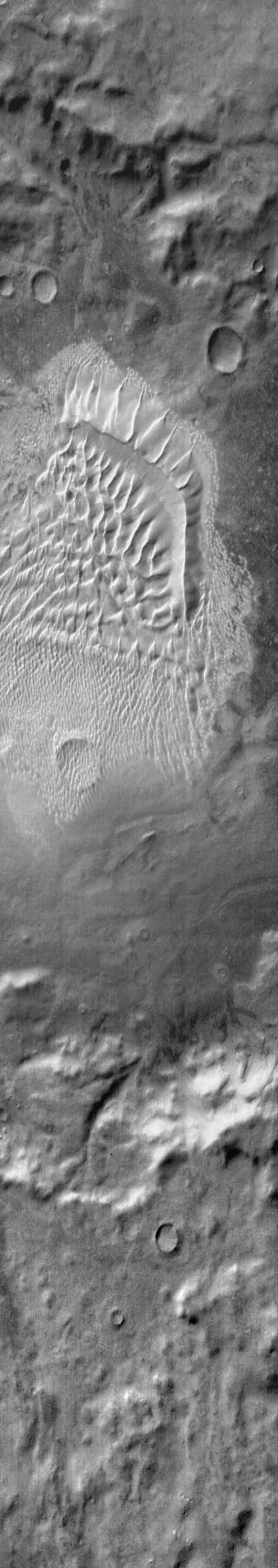 NASA image: Russell Crater Dunes IR