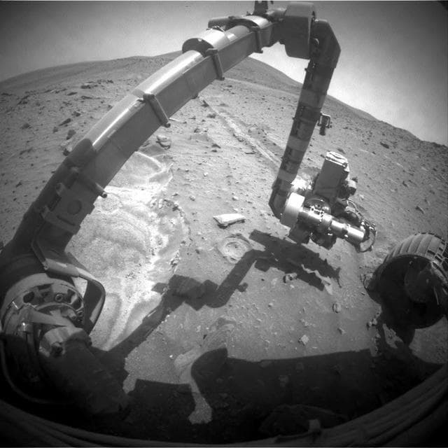 NASA image: Spirit Robotic Stretch on Sol 2052