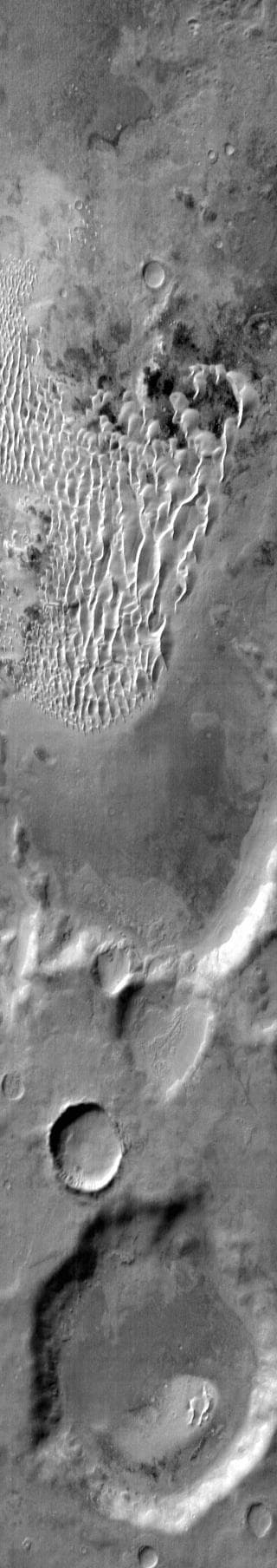 NASA image: Kaiser Crater Dunes IR