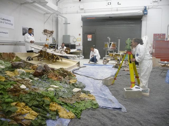 NASA image: Sandbox Testing to Prepare for Driving Spirit