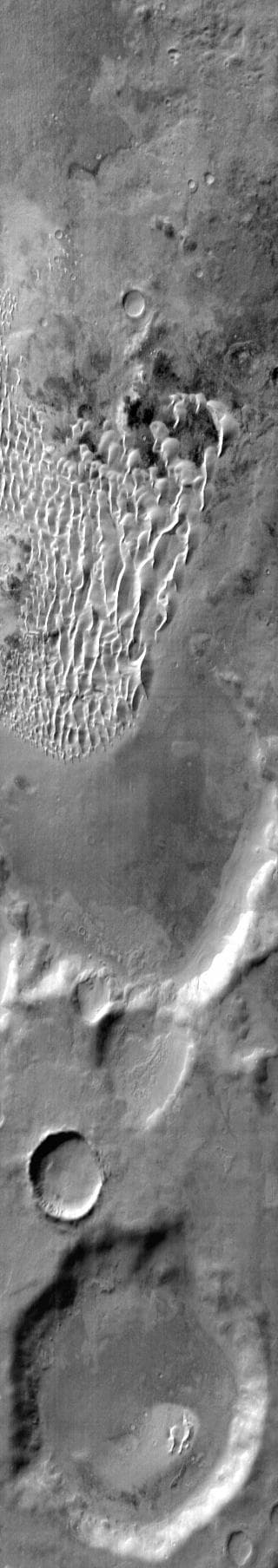 NASA image: Kaiser Crater Dunes IR