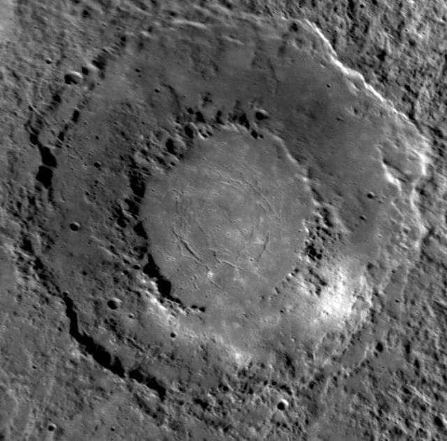 NASA image: Looking in Detail at a Spectacular Double-Ring Basin