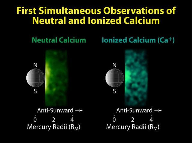 NASA image: The First Simultaneous Observations of Neutral and Ionized Calcium