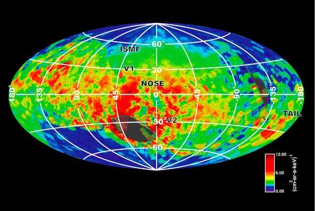NASA image: Particles from the Heliosphere