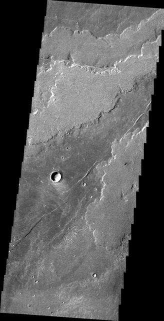NASA image: Arsia Mons Flows