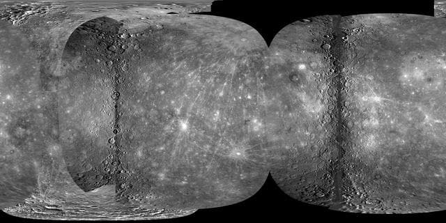 NASA image: Full Global Mercury Mosaic