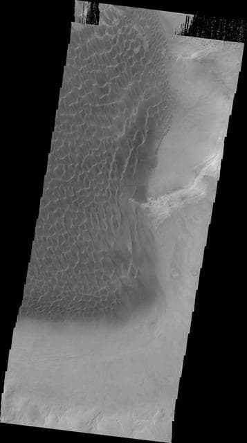 NASA image: Rabe Crater Dunes IR