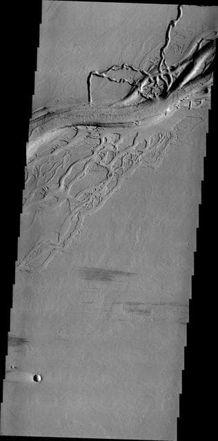 NASA image: Olympica Fossae