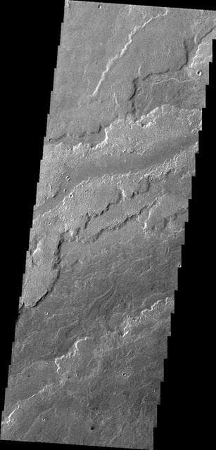 NASA image: Arsia Mons Flows