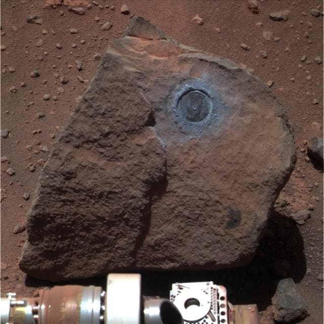 NASA image: Sample from Deep in Martian Crust: Marquette Island